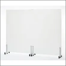 簡単連結展示板　簡単連結展示パネル　キャスタータイプ　ホワイトプリントボード　1200×1800