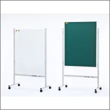 二段式スタンド　ロング　900×1200　黒板×ホワイトボード